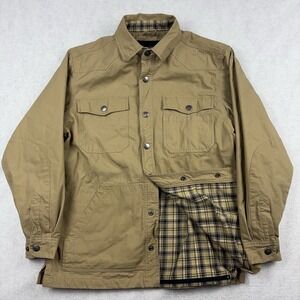 STS Ranchwear Jacket Men's Small The Lincoln Flannel Lined Western Work Shacket